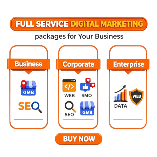 AI SEO & Digital Marketing packages illustration